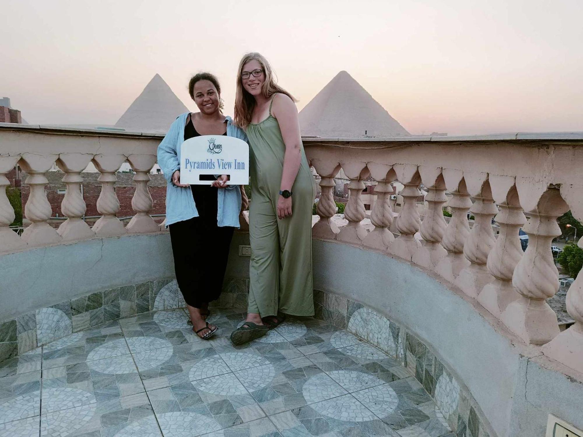 Queen Pyramids View Inn Kafrat al Jabal Екстер'єр фото